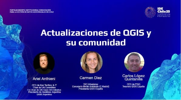 Participantes de la charla virtual